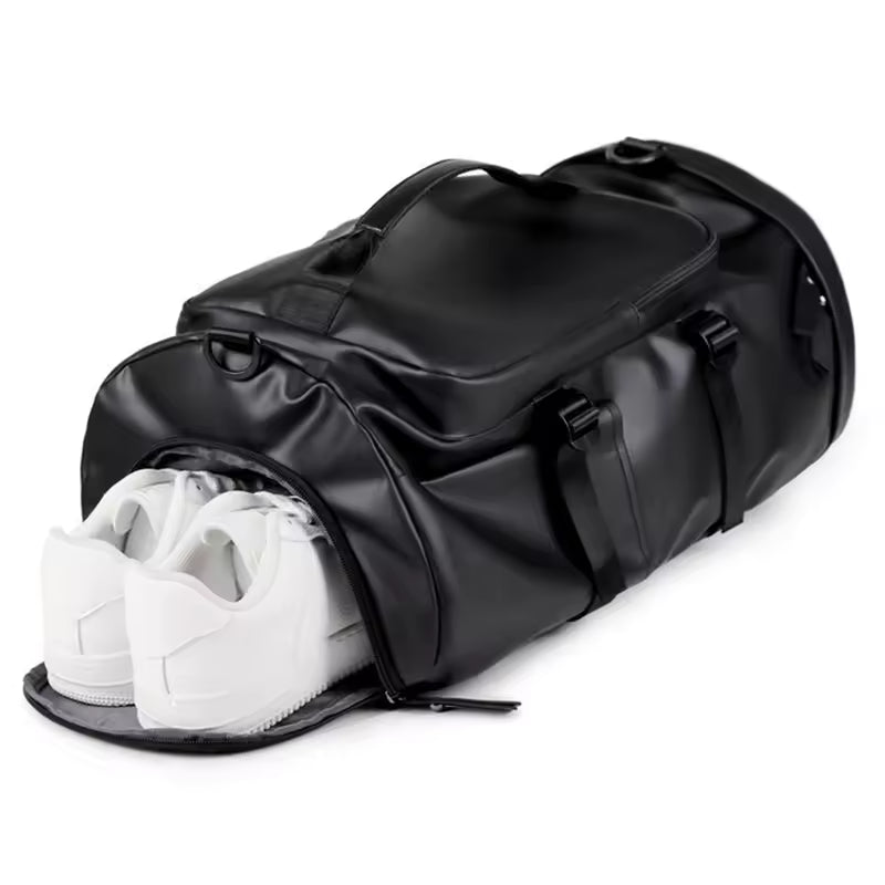 Büyük Seyahat Omuz Çantası Su Geçirmez Spor Duffle Sırt Çantası Açık Bagaj Paketi Gezisi Kova Sırt Çantası Fonksiyonu Mochila XA380C