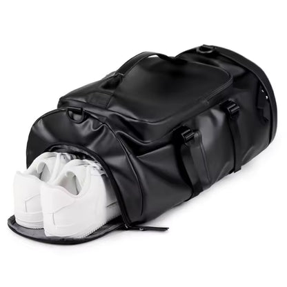 Büyük Seyahat Omuz Çantası Su Geçirmez Spor Duffle Sırt Çantası Açık Bagaj Paketi Gezisi Kova Sırt Çantası Fonksiyonu Mochila XA380C
