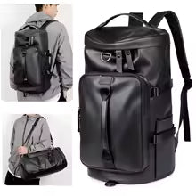 Büyük Seyahat Omuz Çantası Su Geçirmez Spor Duffle Sırt Çantası Açık Bagaj Paketi Gezisi Kova Sırt Çantası Fonksiyonu Mochila XA380C
